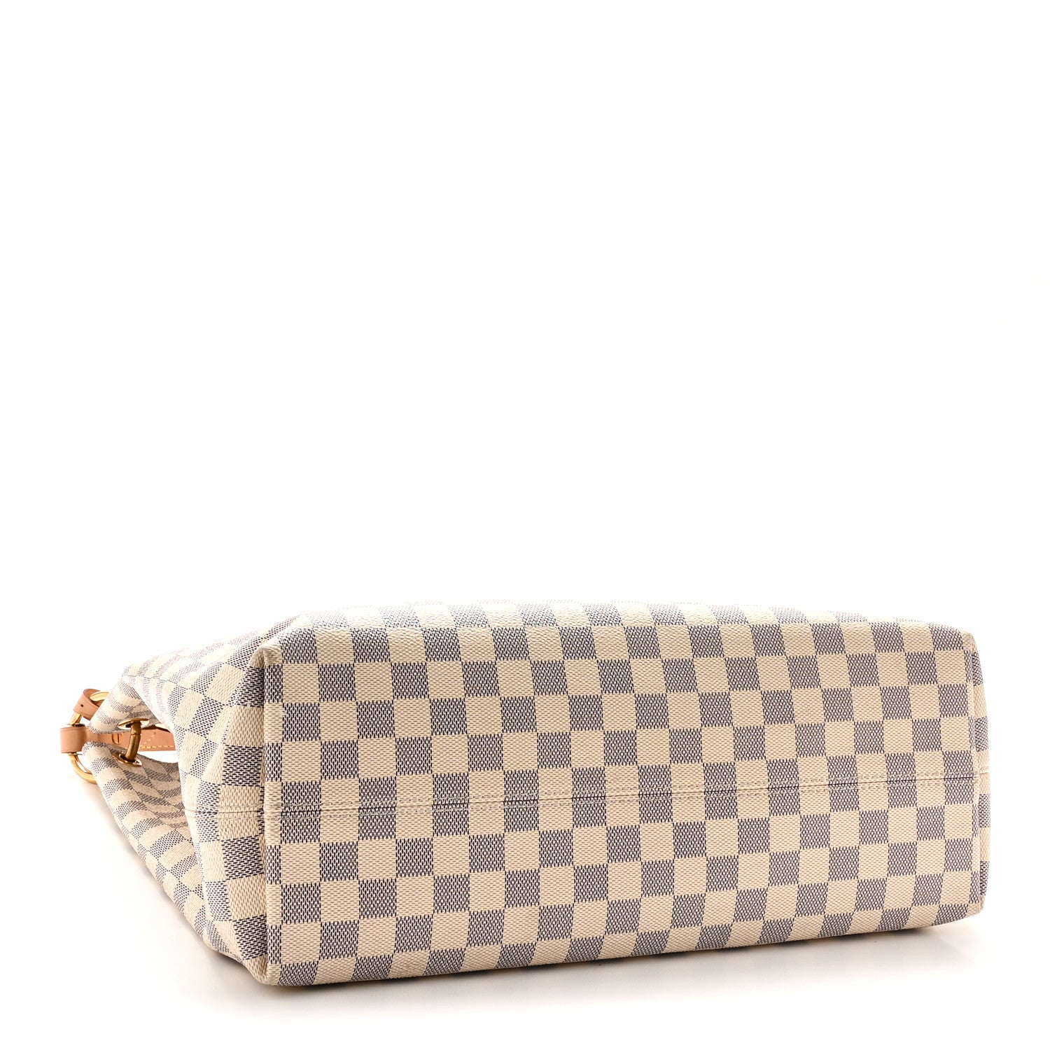 Louis Vuitton Damier Azur Graceful MM Rose Ballerine 4 of 9