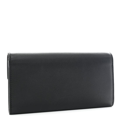 Chanel Caviar Envelope Long Wallet Black 3 of 10