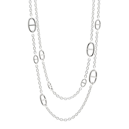 Hermes Sterling Silver Farandole Necklace 120 1 of 6