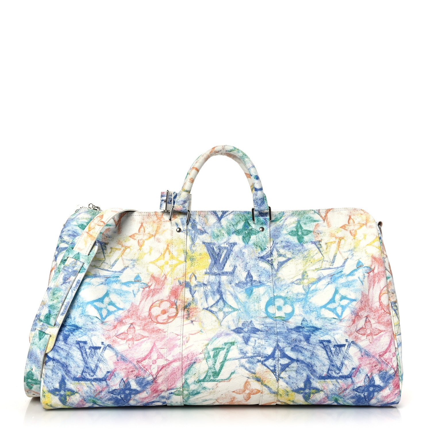 Louis Vuitton Monogram Pastel Colors Keepall Bandouliere 50 Multicolor 1 of 9