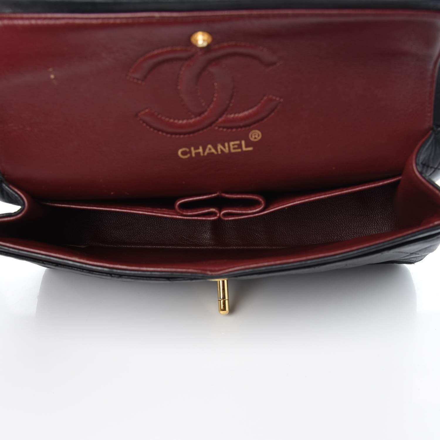 Chanel Lambskin Quilted Small Double Flap Black 5 of 15