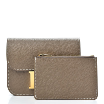 Hermes Epsom Constance Slim Wallet Etoupe 7 of 9