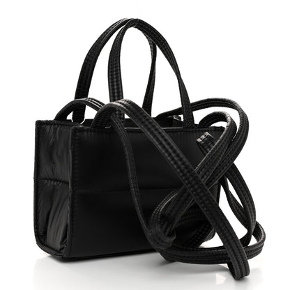 Telfar Nylon Small Puff Shopping Bag Black 3 of 9