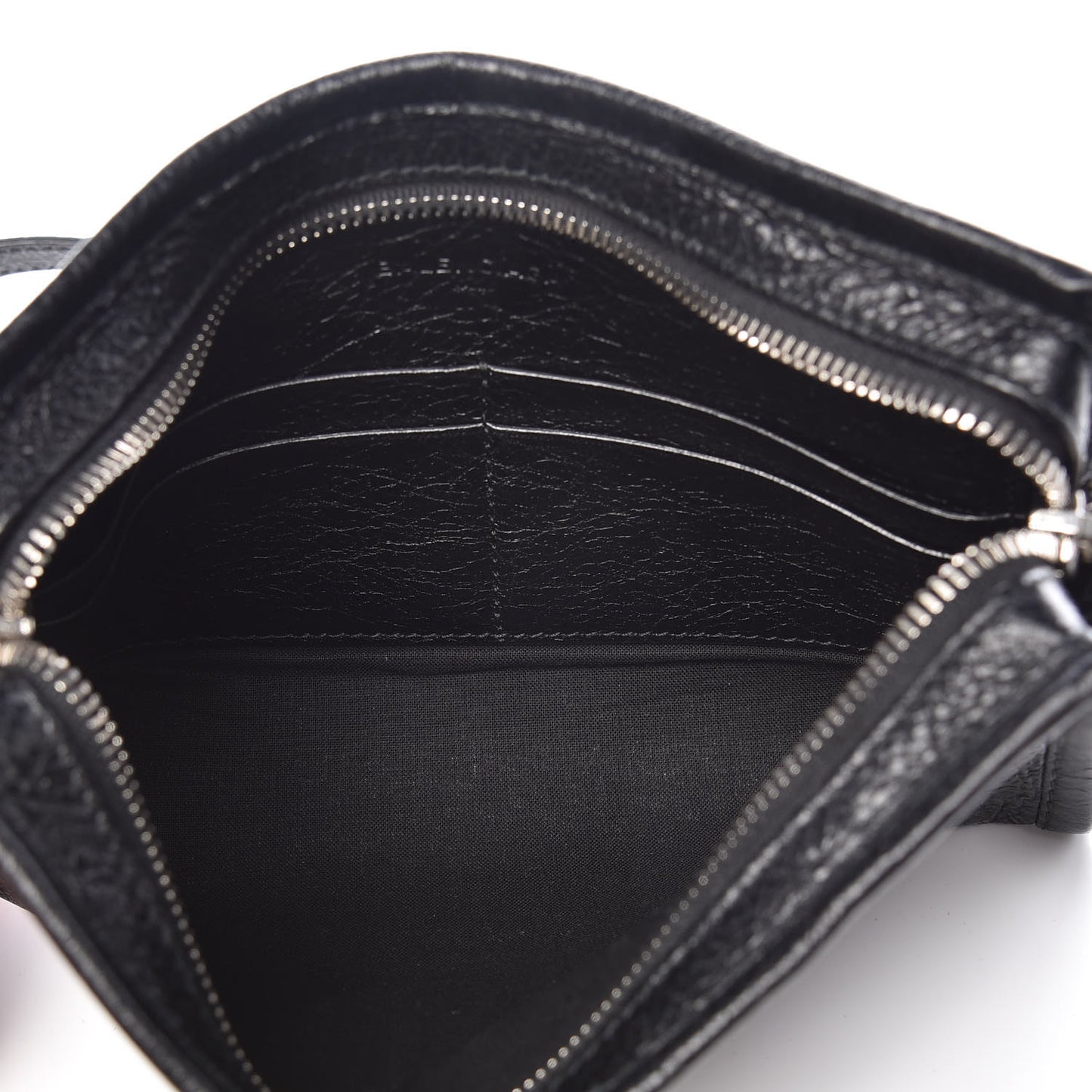 Agneau Bazar Pochette Crossbody Black
