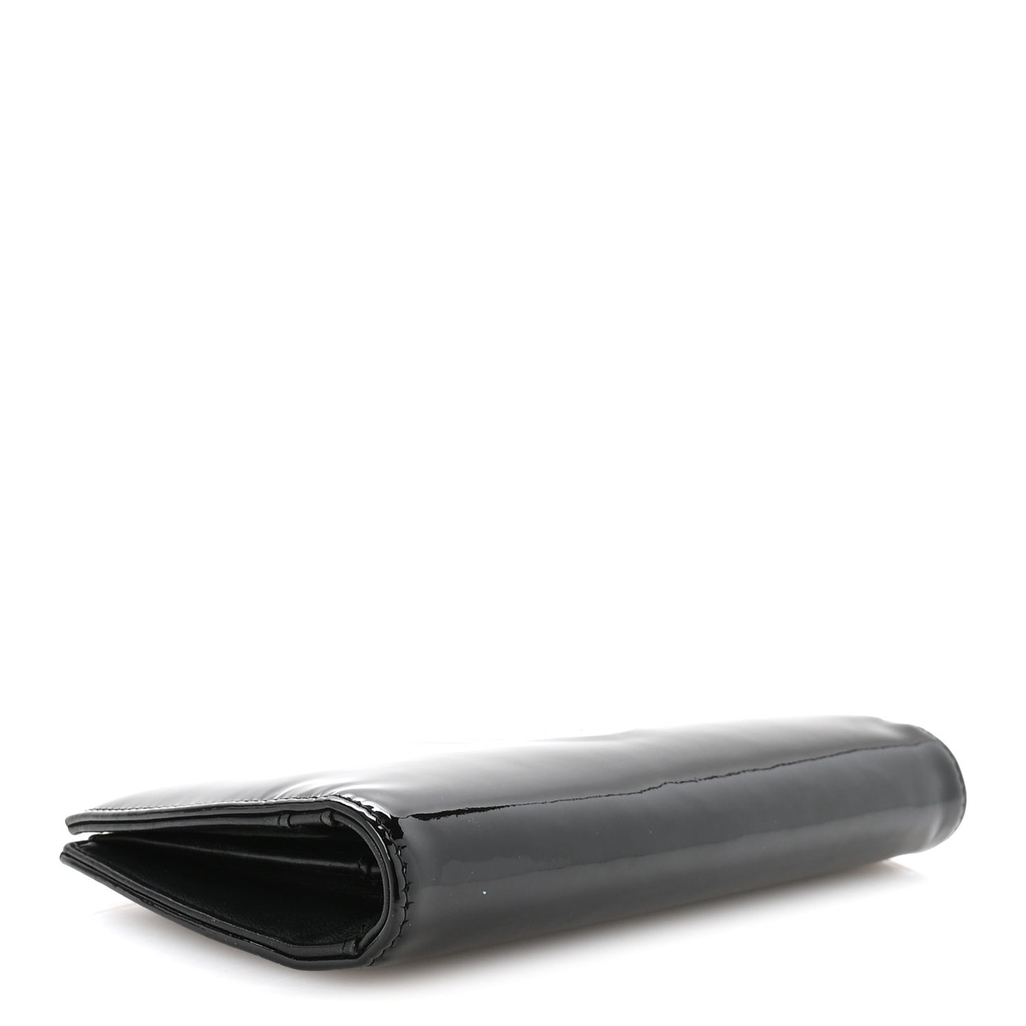 Patent CC Trousse Maquil Yen Wallet Black