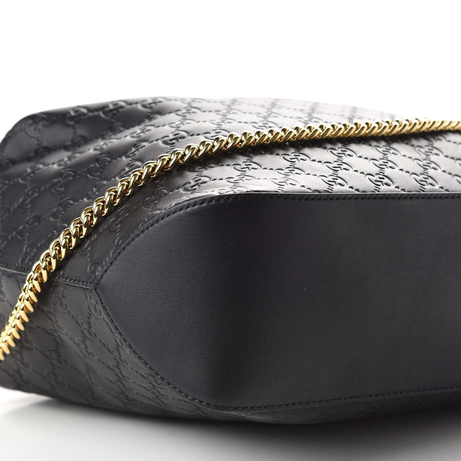 Gucci Guccissima Signature Large Linea A Hobo Black 6 of 10