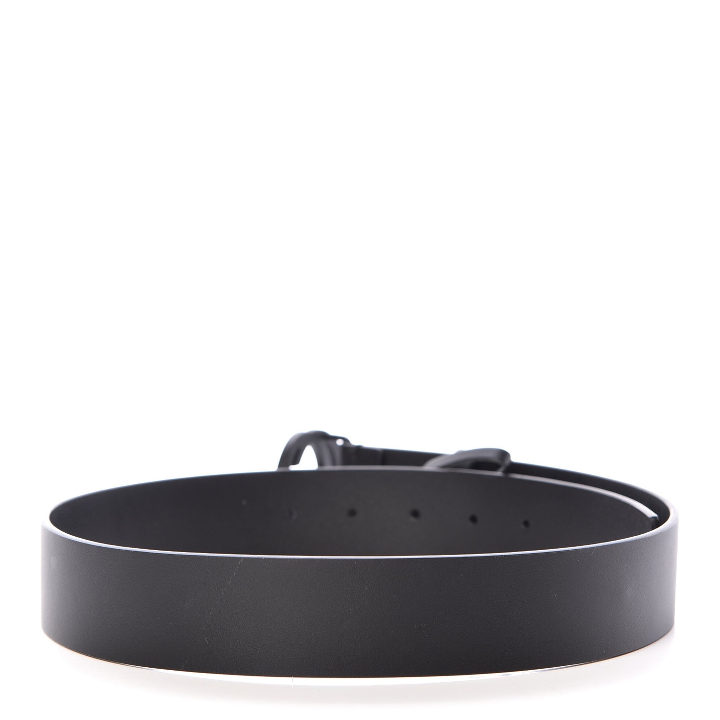Selleria Calfskin Monochrome Interlocking G 37mm Belt 75 30 Black