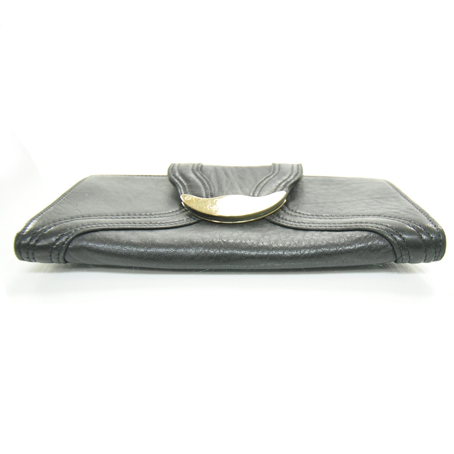 Fendi Nappa Nuvolata Spy Continental Wallet Black 4 of 9