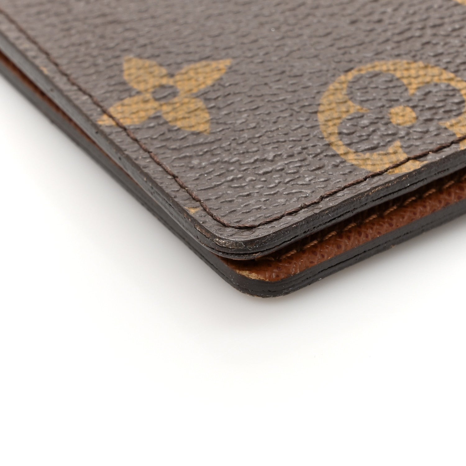 Louis Vuitton Monogram Porte Valeurs Checkbook Wallet 8 of 9