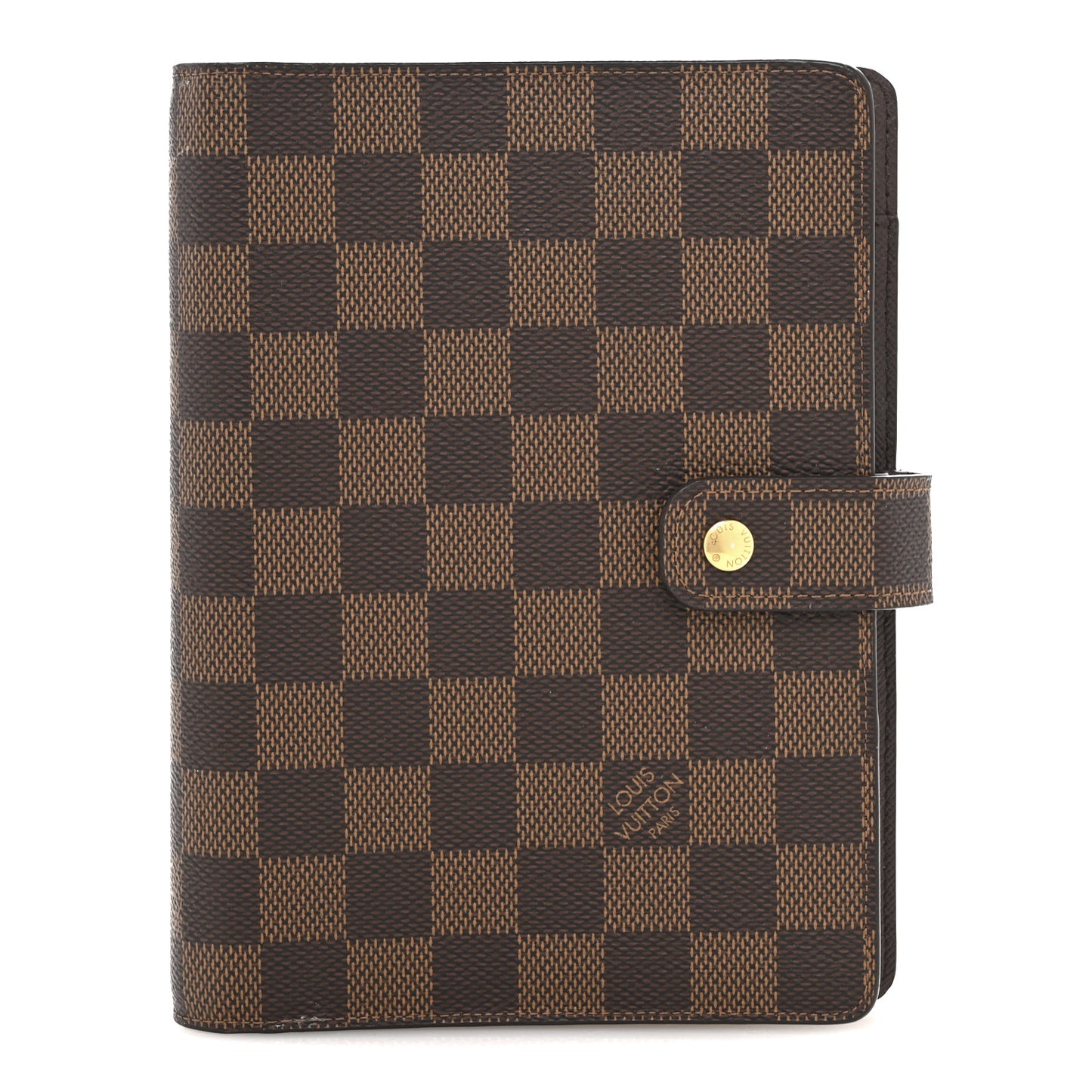Damier Ebene Medium Ring Agenda Cover