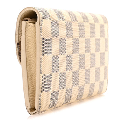 Louis Vuitton Damier Azur Emilie Wallet 3 of 7