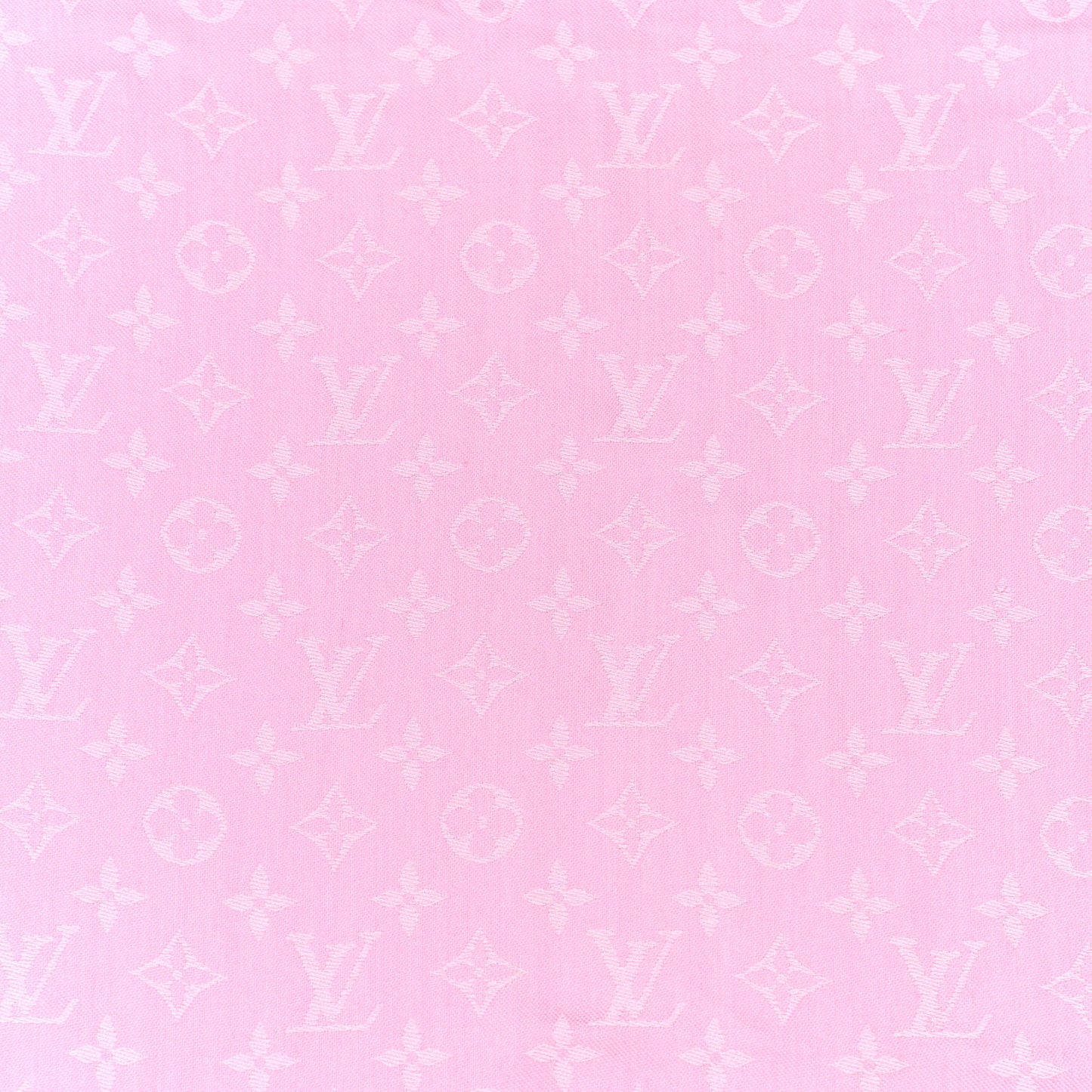Silk Wool Monogram Shawl Rose Ballerine