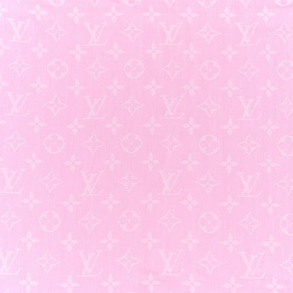 Louis Vuitton Silk Wool Monogram Shawl Rose Ballerine 3 of 5