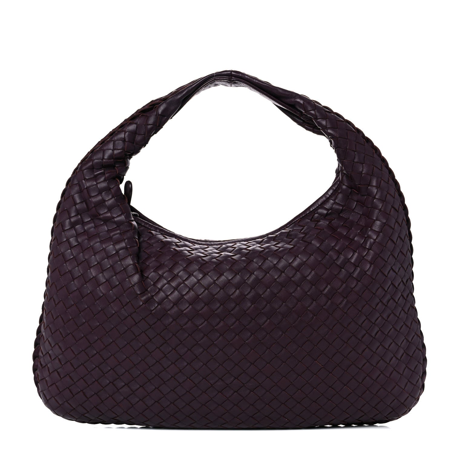 Bottega Veneta Nappa Intrecciato Medium Veneta Hobo Aubergine 1 of 15