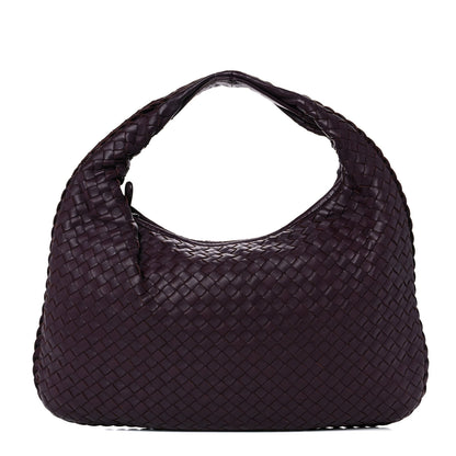 Bottega Veneta Nappa Intrecciato Medium Veneta Hobo Aubergine 1 of 15