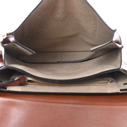 Chloe Suede Calfskin Medium Faye Shoulder Bag Tobacco 4 of 4