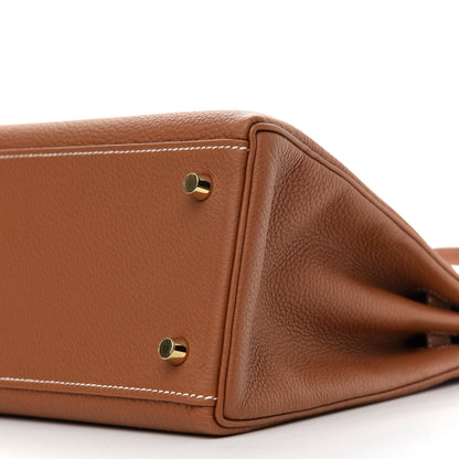 Hermes Togo Kelly Retourne 28 Gold 9 of 10