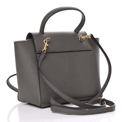 Celine Grained Calfskin Nano Belt Bag Grey 3 of 14