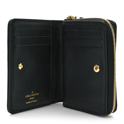Louis Vuitton Lambskin Embossed Monogram Lou Coussin Wallet Black 4 of 8