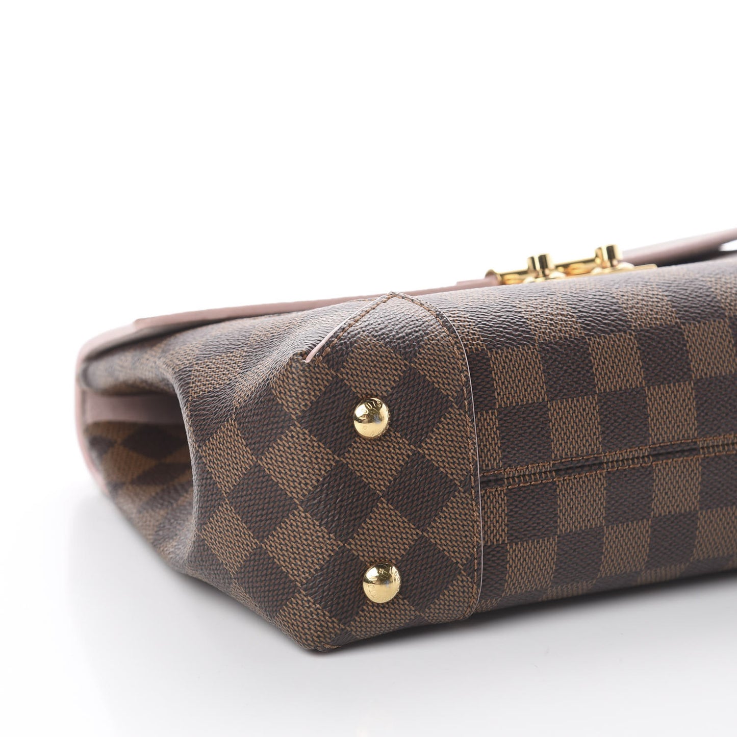 Damier Ebene Caissa Clutch Rose Ballerine