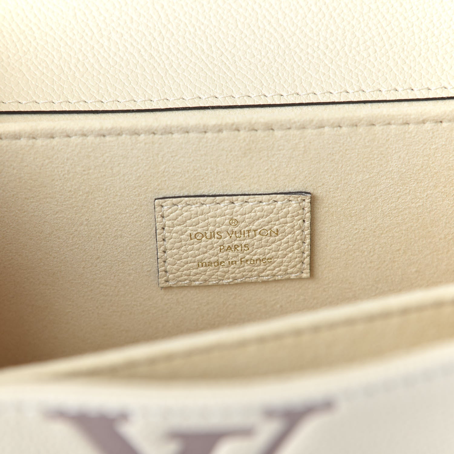 Louis Vuitton Empreinte Monogram Giant Pochette Metis Creme Bois De Rose 8 of 9
