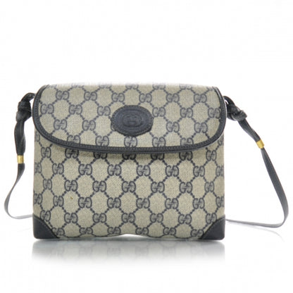 Gucci Monogram Shoulder Bag Navy Blue 1 of 10