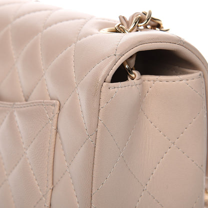 Chanel Lambskin Quilted Mini Rectangular Flap Light Beige 12 of 12