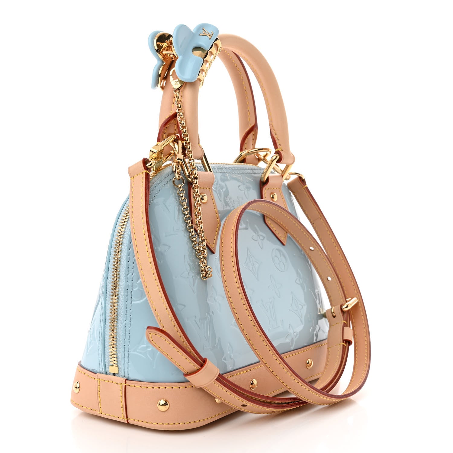 Louis Vuitton Vernis Hairclip Alma BB Sky 3 of 10