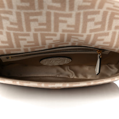 Fendi Wool Cuoio Romano Selleria FF 1974 Baguette 1997 Beige Cammello Camelia 5 of 11