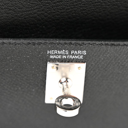 Hermes Epsom Kelly En Desordre Sellier 20 Black 5 of 11