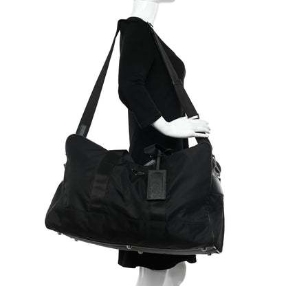 Prada Tessuto Nylon Saffiano Carry On Travel Bag Black 2 of 10