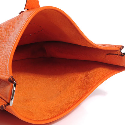 Hermes Taurillon Clemence Evelyne III PM Orange 5 of 15