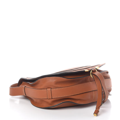 Chloe Calfskin Medium Marcie Round Crossbody Bag Tan 4 of 9