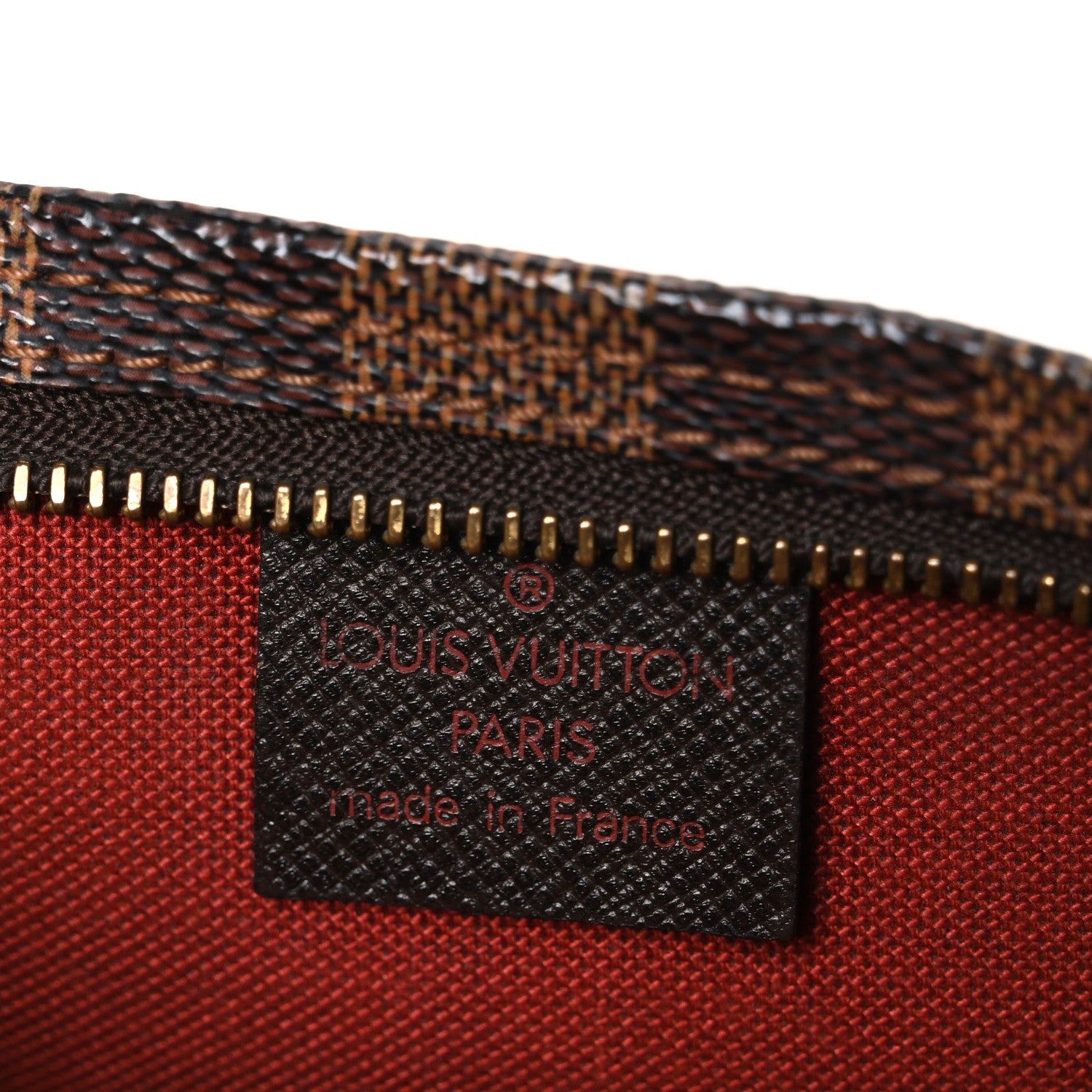 Louis Vuitton Damier Ebene Trousse Make Up Bag Pochette 6 of 9