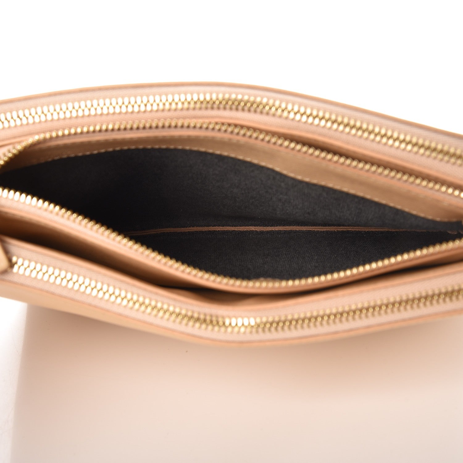 Celine Liege Calfskin Large Trio Crossbody Bag Nude 5 of 7