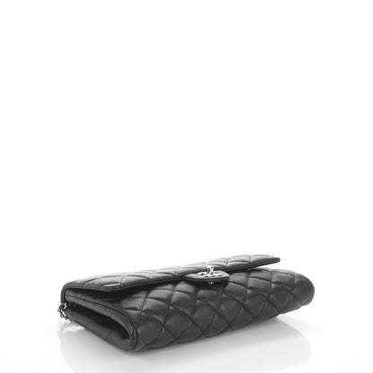 Chanel Caviar Quilted Clutch With Chain Flap Black 4 of 6