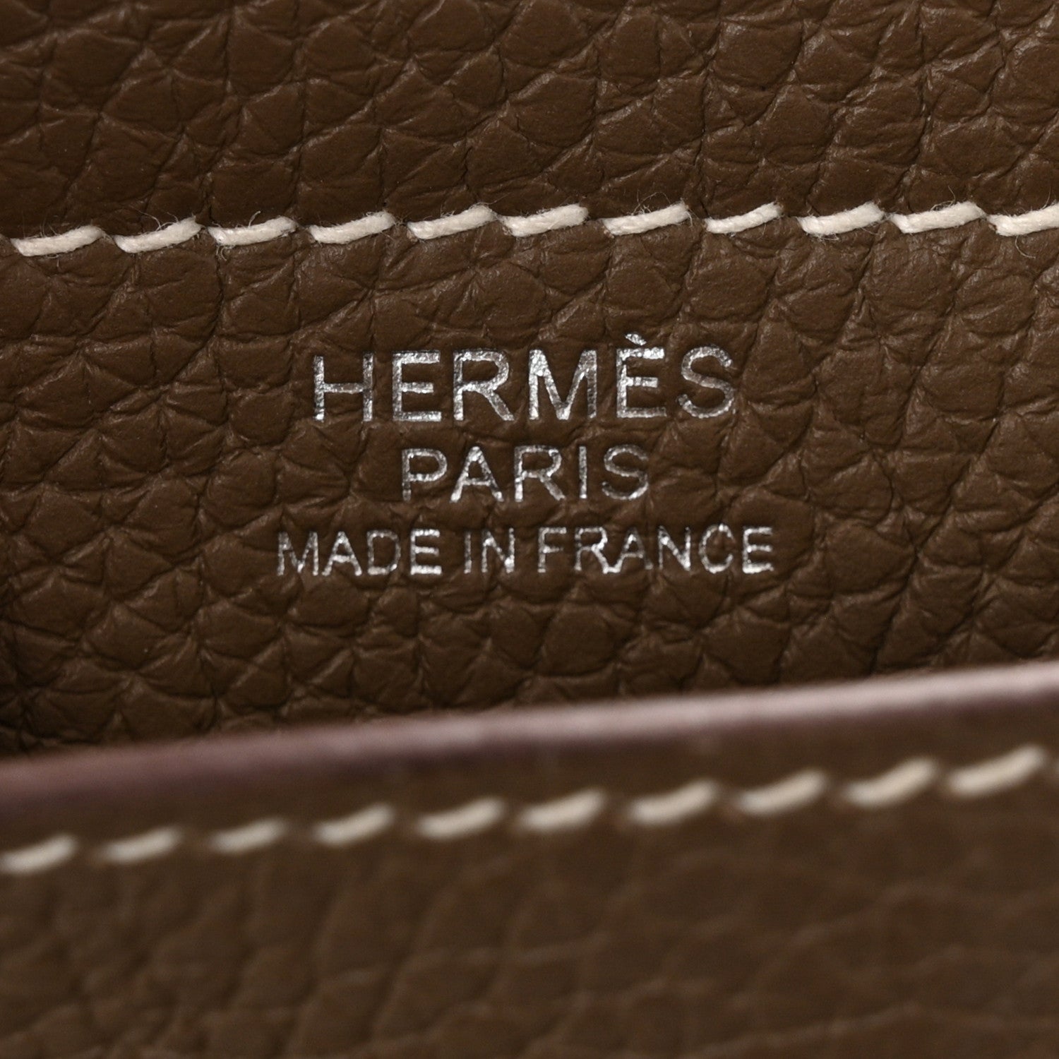 Hermes Taurillon Clemence Cabasellier 31 Etoupe 6 of 9