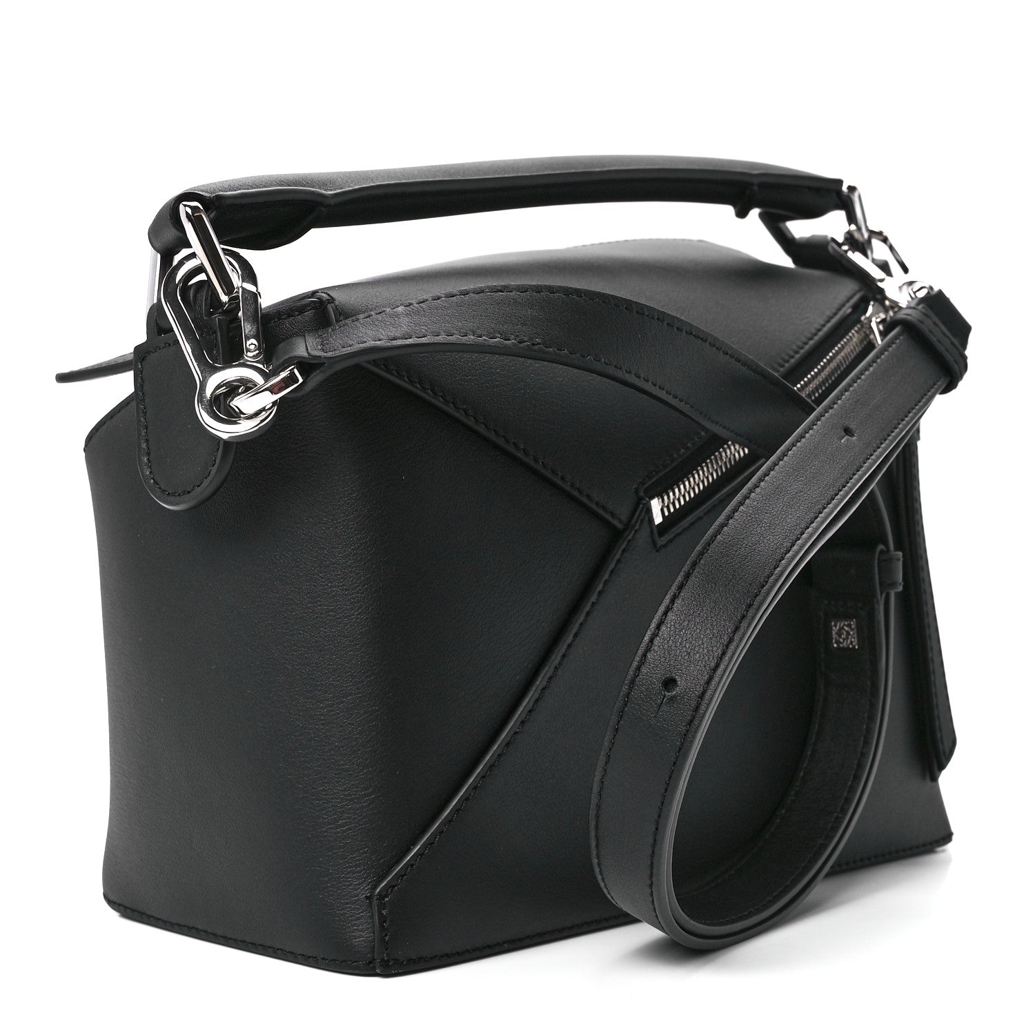 Loewe Calfskin Small Puzzle Bag Black 3 of 12
