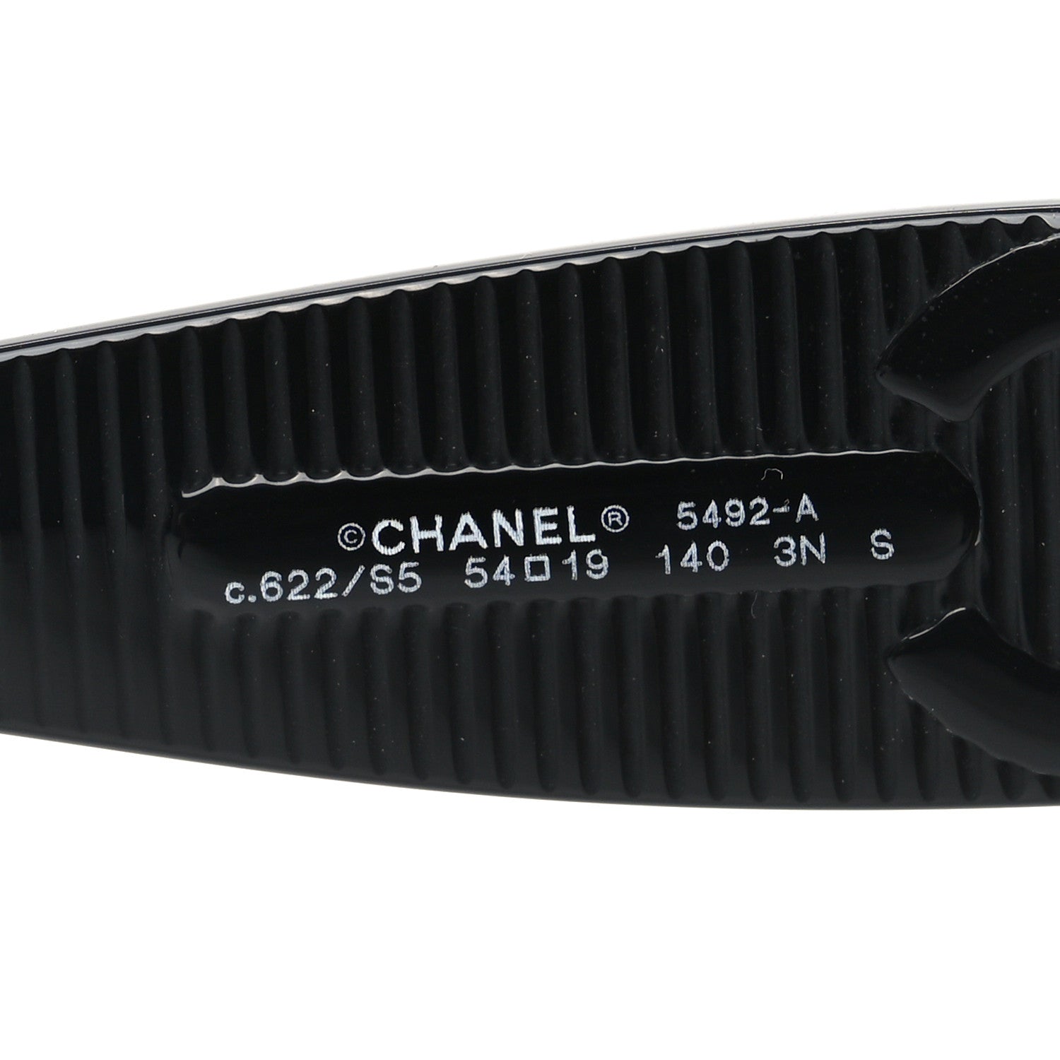 Chanel Acetate Butterfly Large CC Sunglasses 5492-A Black 5 of 7