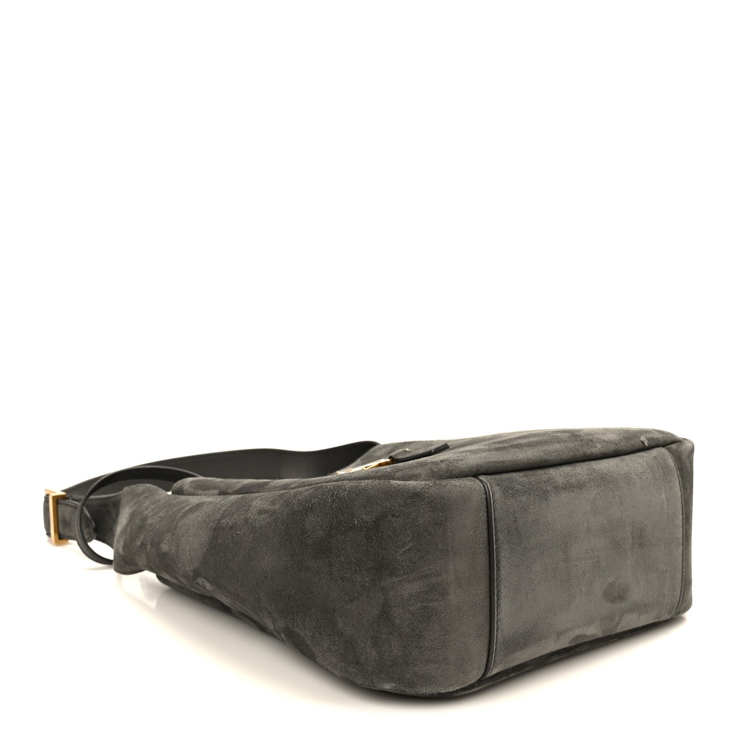 Saint Laurent Suede Small Le 5 A 7 Soft Hobo Urban Grey 5 of 14