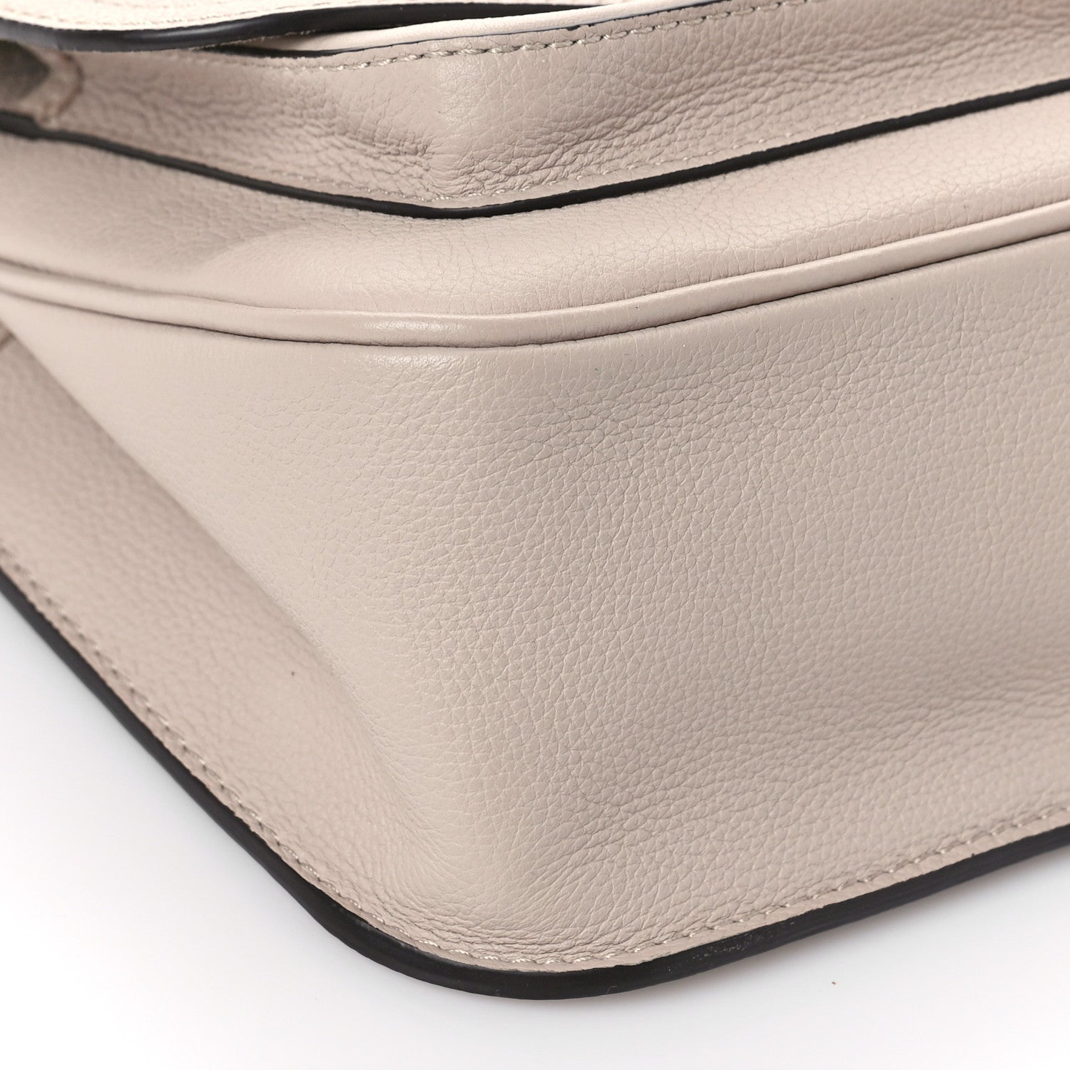 Louis Vuitton Grained Calfskin Lockme Chain Bag Greige 7 of 8