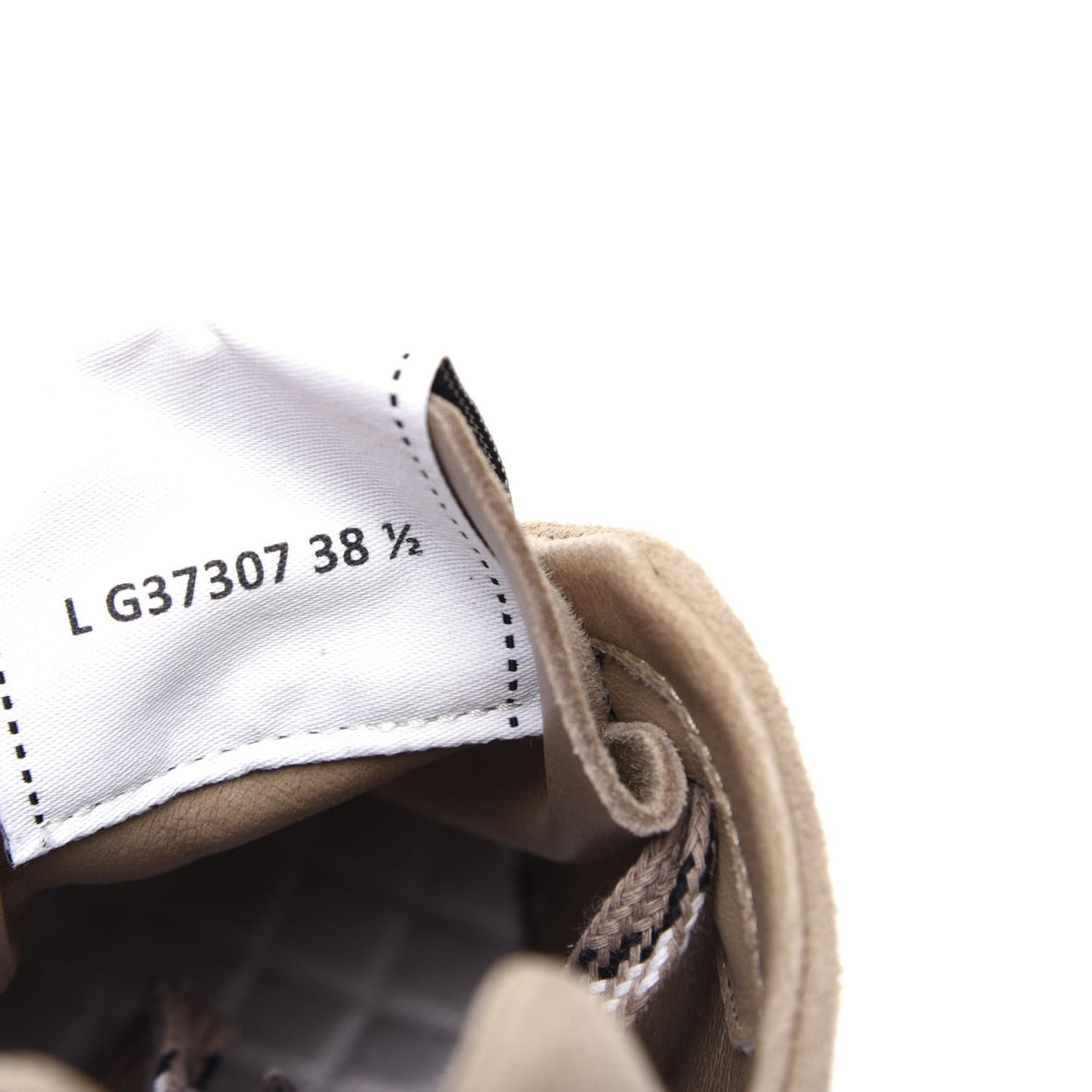 Suede Goatskin CC Sneakers 38.5 Dark Beige