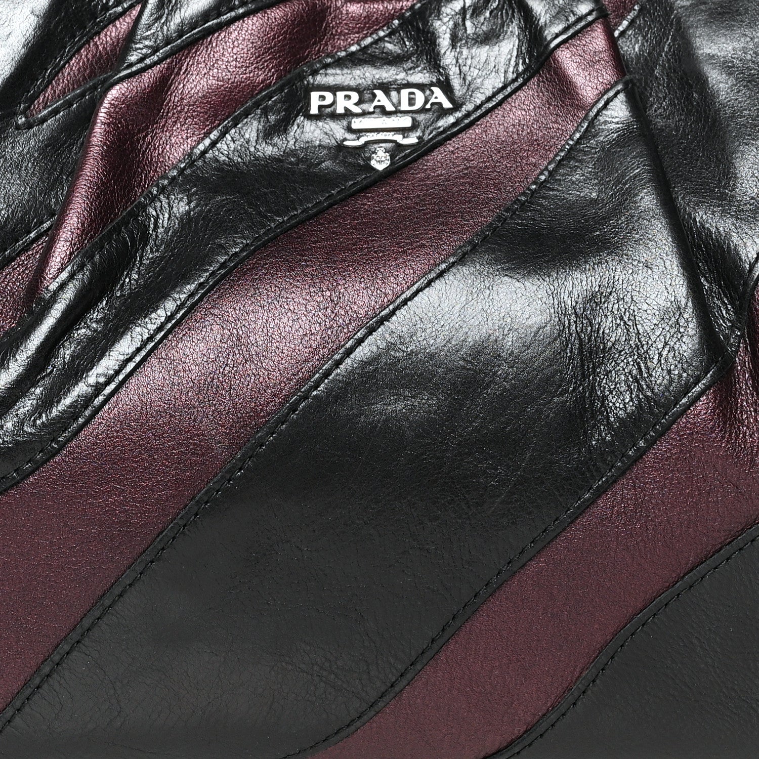 Prada Vitellino Mordo Pochette Ribes Mordore 7 of 9