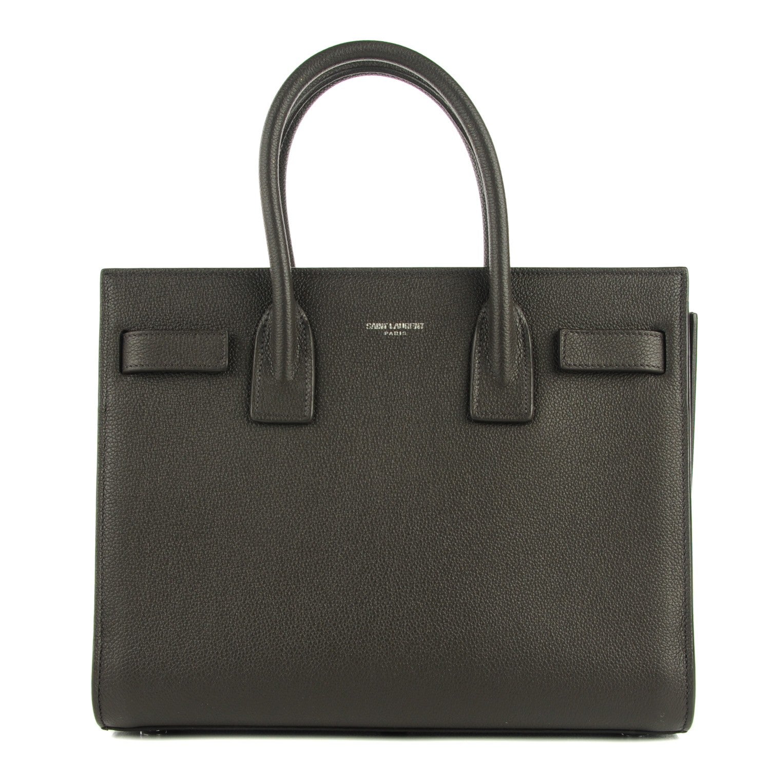 Saint Laurent Grained Calfskin Baby Sac De Jour Anthracite 1 of 7