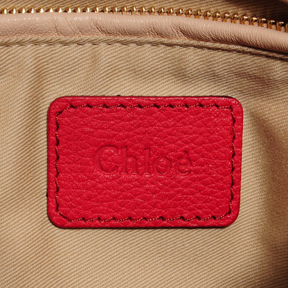 Chloe Calfskin Medium Paraty Holly Berry 7 of 10