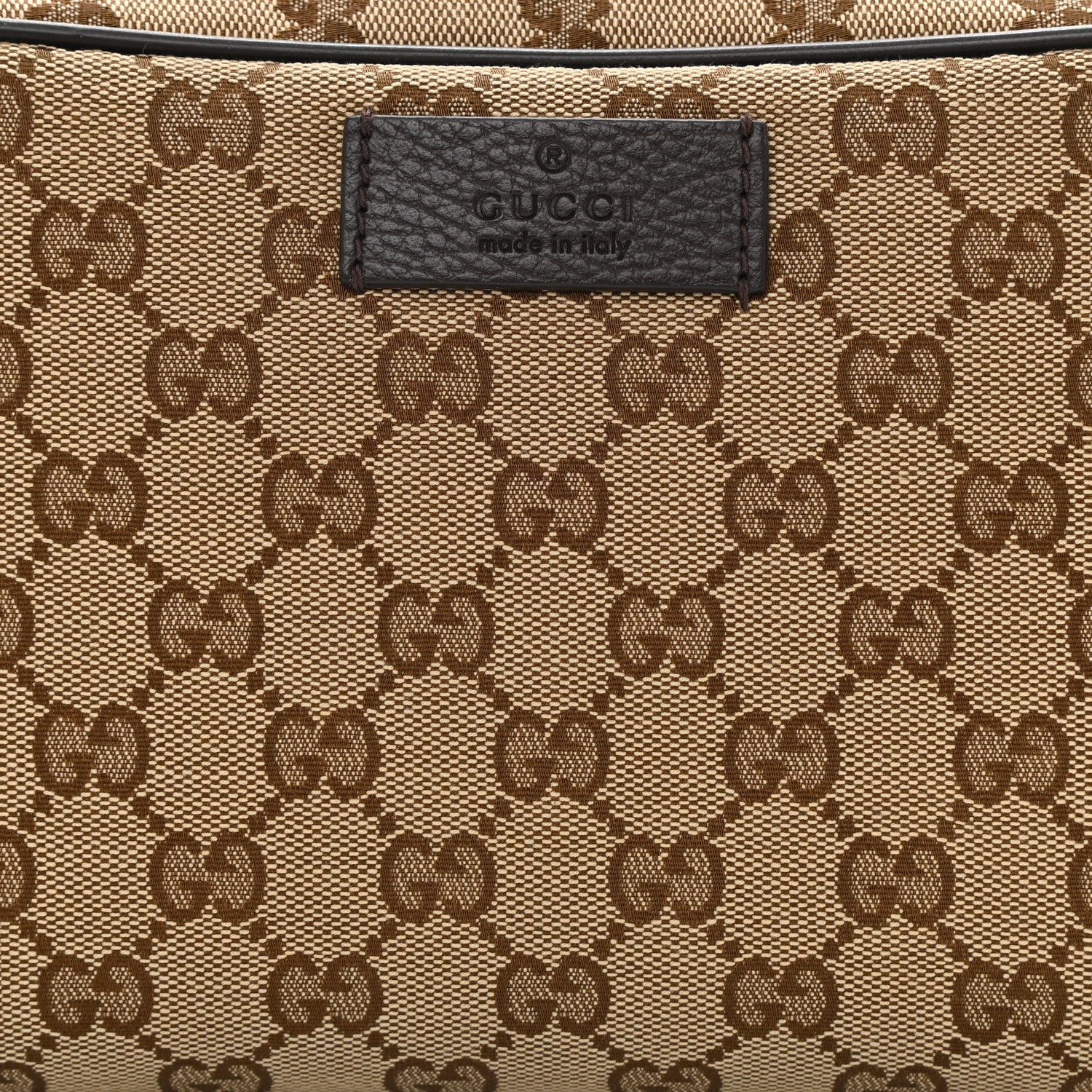 Gucci Monogram Belt Bag Dark Brown 8 of 8