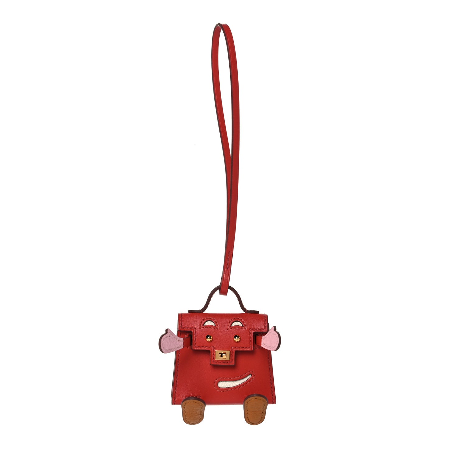 Tadelakt Chevre Mysore Kelly Quelle Idole Bag Charm Rose Sakura Sanguine Nata Sesame