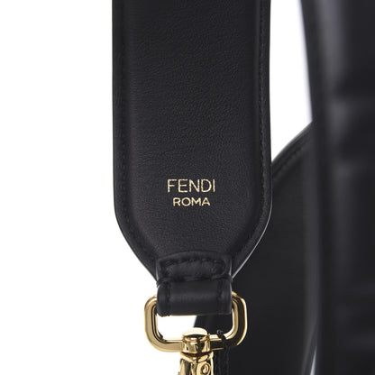 Fendi Vitello Grace FF 1974 Embossed Strap You Black 3 of 4