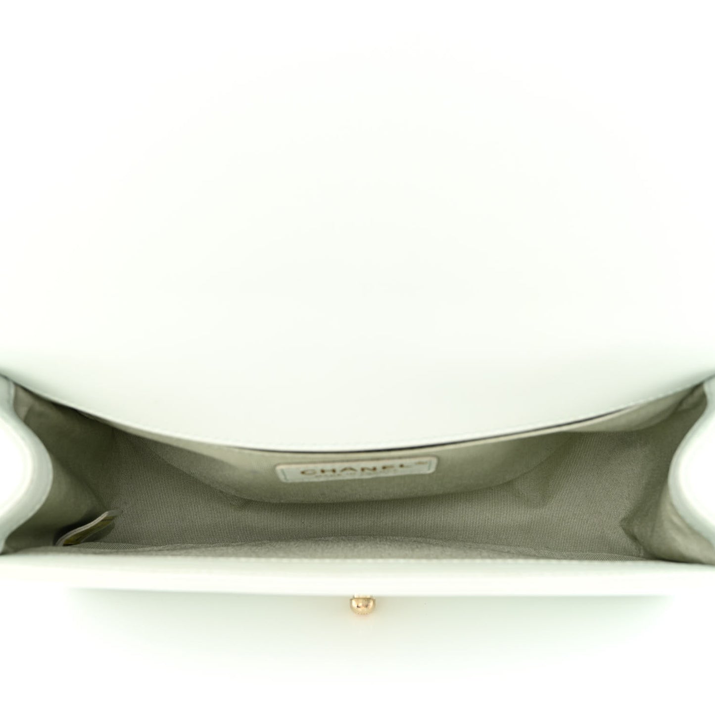 Lambskin Quilted New Medium Boy Flap Light Green