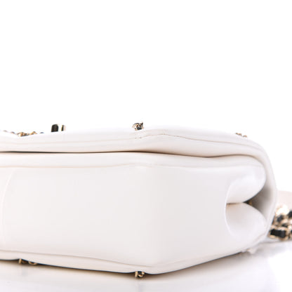 Chanel Lambskin Small Entwined Chain Flap White 7 of 11